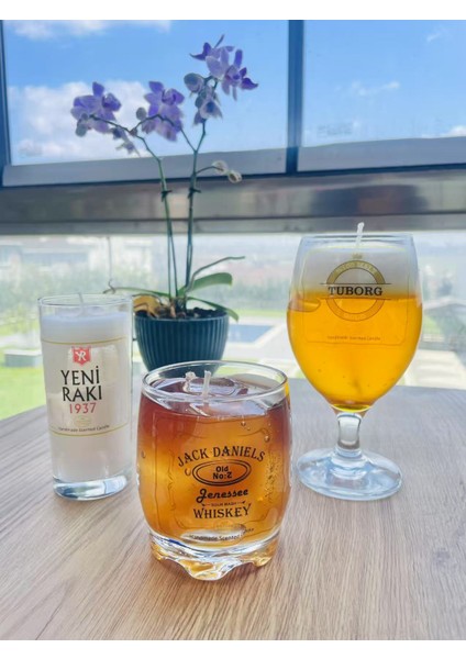 Dekoratif Kokulu Elyapımı Bira Mum / Handmade Scented Beer Candle