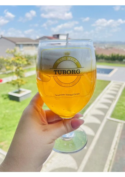 Dekoratif Kokulu Elyapımı Bira Mum / Handmade Scented Beer Candle fiyatları