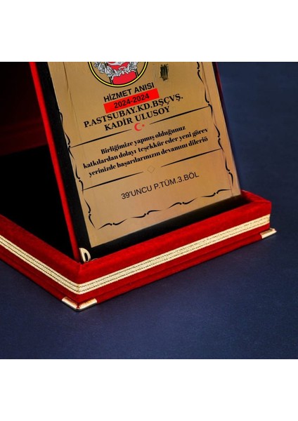 Türk Silahlı Kuvetleri Personeline Özel Hediyelik Teşekkür Plaketi fiyatları