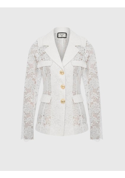 Slania Kadın Ceket Şort Takım Beyaz fiyatları