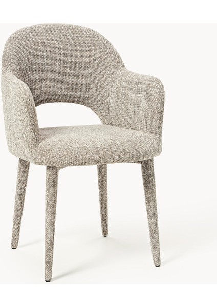 Rachel Kadife Koltuk: Açık Gri, Retro Tarz, Siyah Mat Ayaklar fiyatları