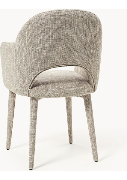 Rachel Kadife Koltuk: Açık Gri, Retro Tarz, Siyah Mat Ayaklar