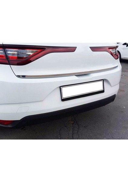 Renault Megane 4 Hb Uyumlu Krom Bagaj Alt Çıtası Paslanmaz Çelik