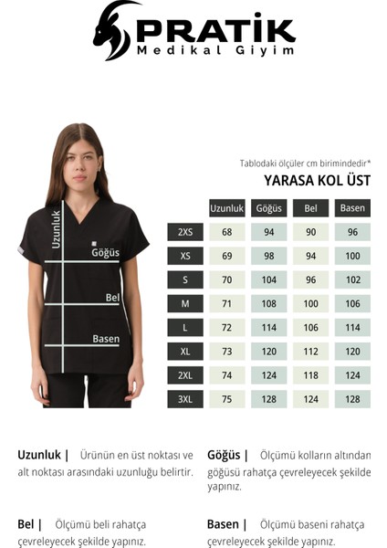 Siyah Özel Veteriner Forması Tüy Tutmaz Sıvı Itici Baskılı Scrubs Tek Üst
