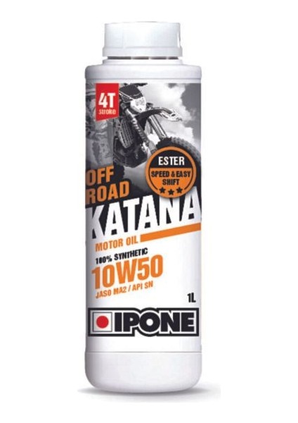 Katana Off Road 10W50 Motosiklet Yağı (1 Litre)