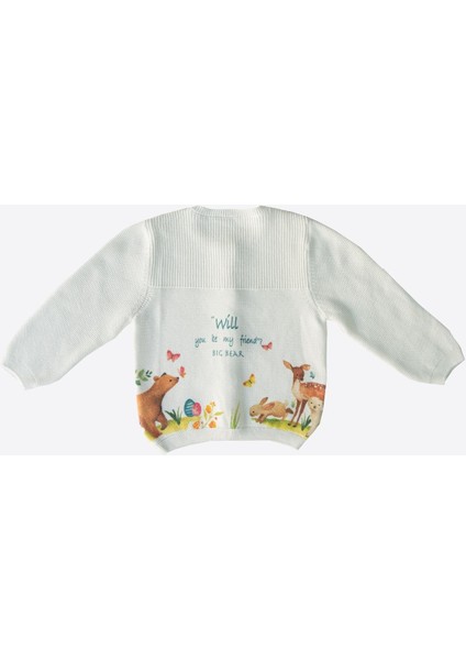 Organik Rosy Triko Hırka Ekru modelleri