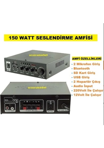 150 Watt Seslendirme Amfisi