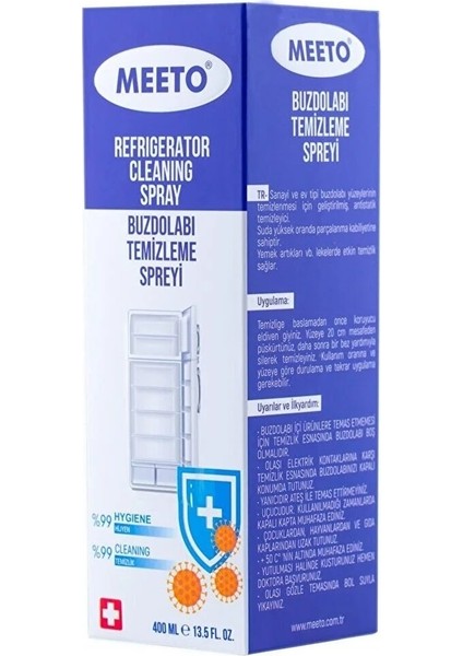 Buzdolabı Derin Dondurucu Temizleyici Sprey 400 ml , Bakım Temizleme Spreyi Meeto fiyatları