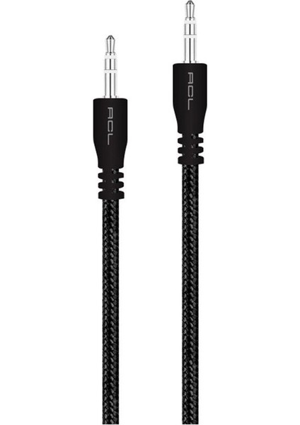 A-6 3.5mm Jack 1mt, Kumaş Kaplama, Aux Ses Kablosu