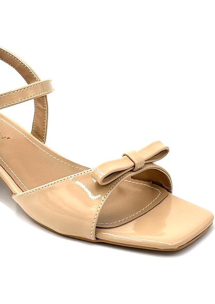 London&london Kalın Topuklu Kadın Sandalet Vizon indirimleri