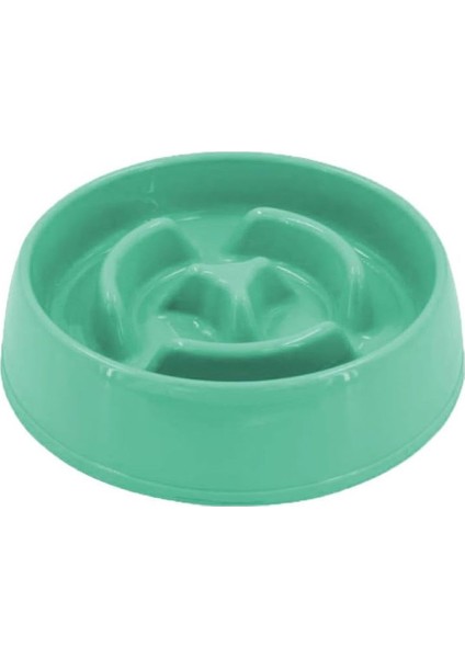 Turkuaz Küçük Boy Evcil Hayvan Yavaş Mama Kabı 775ML
