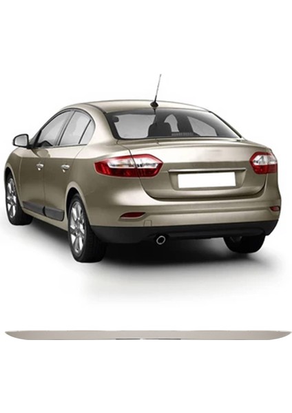 Renault Fluence Uyumlu 2010-2016 Krom Bagaj Alt Çıtası Paslanmaz Çelik