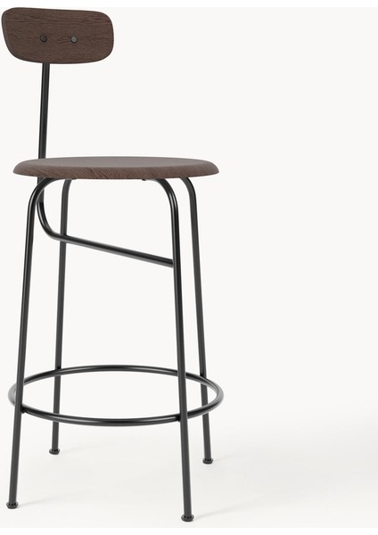 Afteroom Metal ve Ahşap Bar Taburesi - Minimalist, Konforlu Tasarım