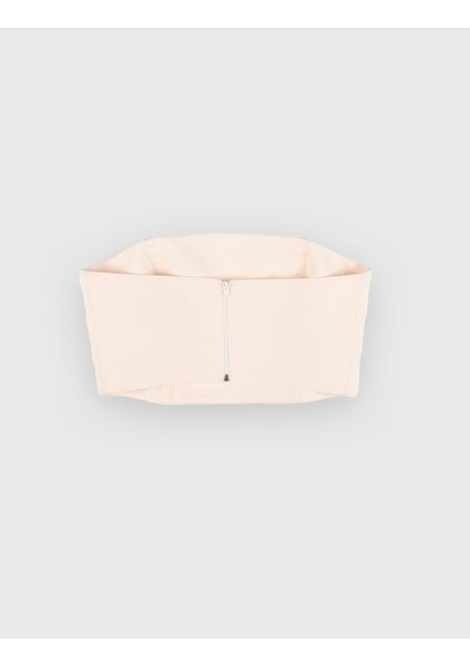 Teah Keten Ekru Kadın Büstiyer fırsatları