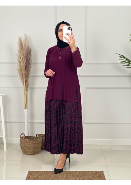 Leopar Desenli Sandy Etekli Takım fiyatları