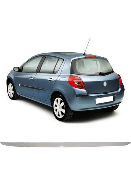 Renault Clio 3 Hb Uyumlu 2006-2011 Krom Bagaj Alt Çıtası Paslanmaz Çelik fiyatları