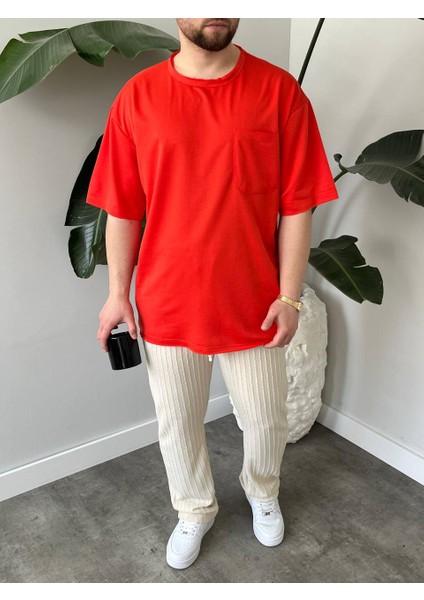 Cepli Erkek T-Shırt