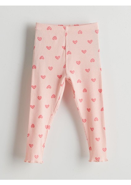 Kalp Baskılı Kız Bebek Pijama Takımı (S5) modelleri