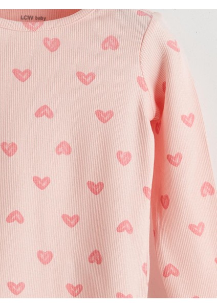 Kalp Baskılı Kız Bebek Pijama Takımı (S5) indirimleri