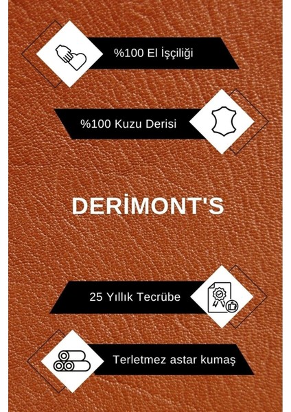 Hakiki Deri Kahverengi Erkek Deri Mont Yan Cepli Düğmeli Deri Ceket fırsatları