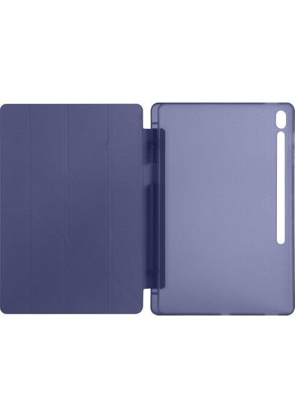 Galaxy Tab S10 Fe+ Plus 13.1" SM-X620 2025 Uyumlu Kapaklı Kılıf Kalem Bölmeli Standlı Uyku Modlu modelleri