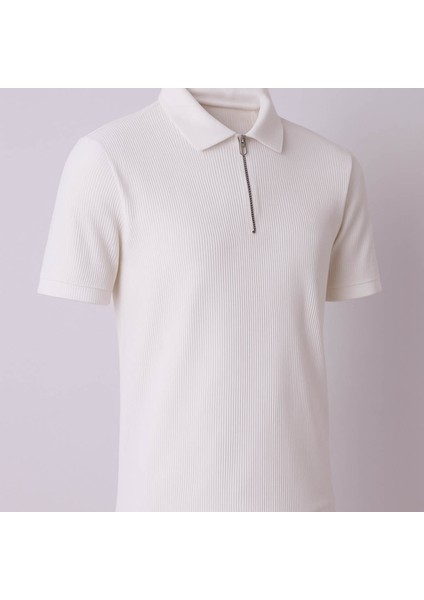 Çelik Raporlu Ribana Ekru Erkek T-Shirt 2978 fiyatları