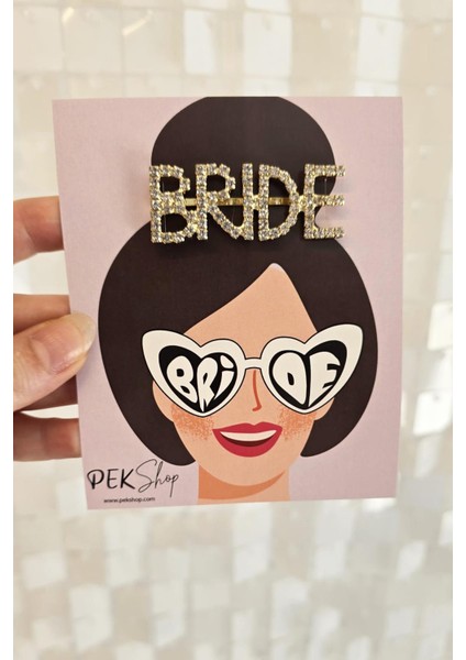 Taşlı Bride Toka Gold Gelin Aksesuarları fırsatları