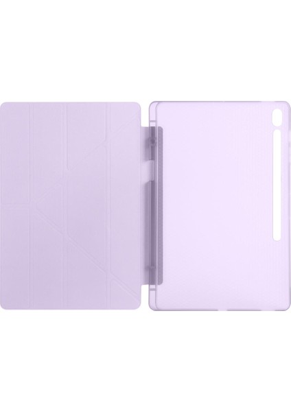 Galaxy Tab S10 Fe+ Plus 13.1" SM-X620 2025 Uyumlu Kapaklı Kılıf Kalem Bölmeli Standlı Uyku Modlu modelleri