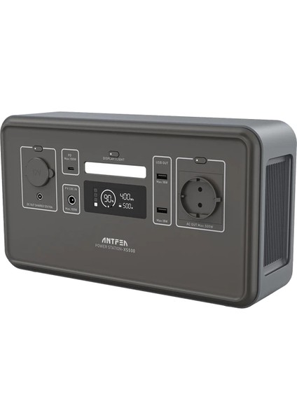 XS500F Taşınabilir Güç Sistemi - Gri 500W Mini