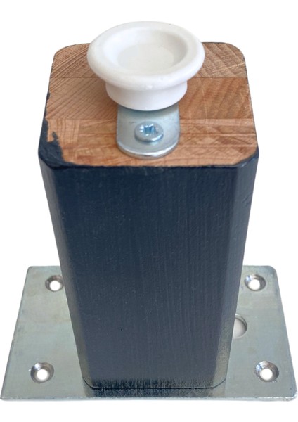 Kale Ayarlı Ahşap Ayak Mobilya Masa ve Dolap Ayağı(Antrasit)(Kayın/gürgen Ağacı) fırsatları