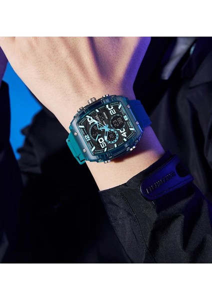 Smael 8109 Chrono Watch Silikon Kordon Lüks Spor Erkek Kol Saati fiyatları