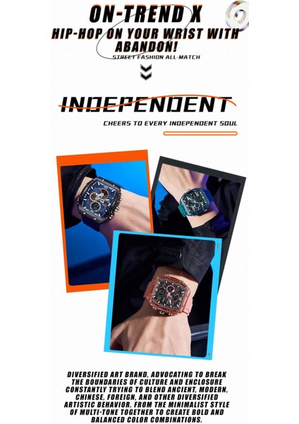 Smael 8109 Chrono Watch Silikon Kordon Lüks Spor Erkek Kol Saati indirimleri