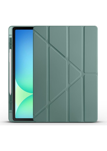 Galaxy Tab S10 Fe+ Plus 13.1" SM-X620 2025 Uyumlu Kapaklı Kılıf Kalem Bölmeli Standlı Uyku Modlu fiyatları