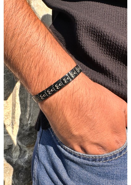 Osmanlı Üç Hilal Bayrağı Italyan Charm Unisex Çelik Bileklik SCB58 modelleri