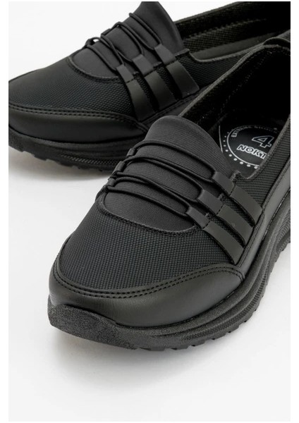 Poli Hafif Taban 4 Nokta Comfort Kadın Ayakkabı Siyah modelleri