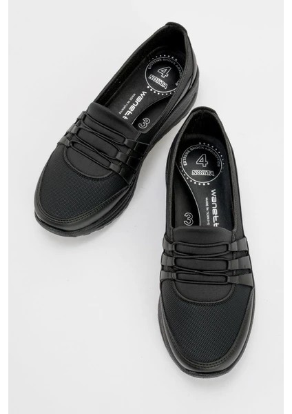 Poli Hafif Taban 4 Nokta Comfort Kadın Ayakkabı Siyah indirimleri