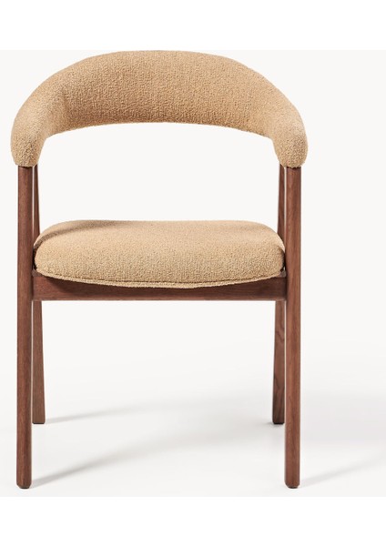 Nik Kollu Sandalye - 35.000 Martindale Kumaş, Yağlı Meşe Gövde, Ergonomik Tasarım fırsatları