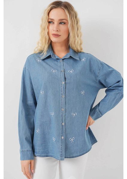 Mavi Kadın Gömlek 20329 modelleri