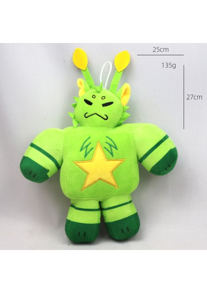 Regretevator Gnarpy Game Peripheral Yeşil Uykucu Kedi Sevimli Peluş Bebek (Yurt Dışından)