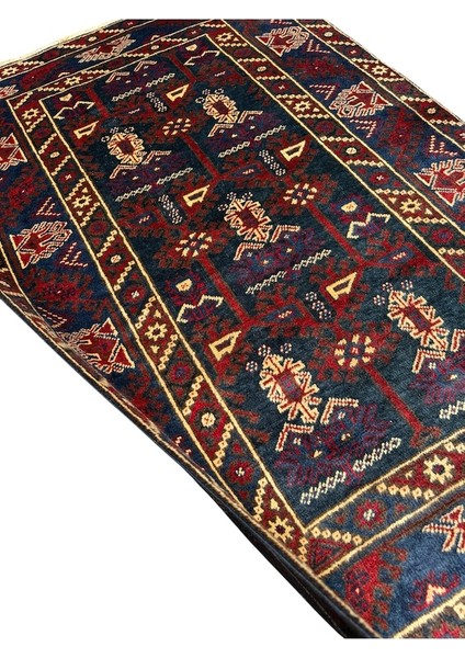 El Dokuma Sıfır Eski Döşemealtı Halısı 125X190 Lacivert Kök Boya modelleri