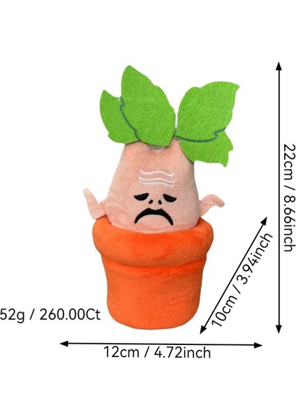 Harry Potter Mandrake Mandrake Otu Peluş Oyuncak Bebek Yaratıcı Bebekler (Yurt Dışından)