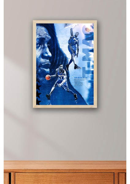 Tracy Mcgrady Çerçeveli Tablo - Basketbol Nba Posteri Tablo fiyatları