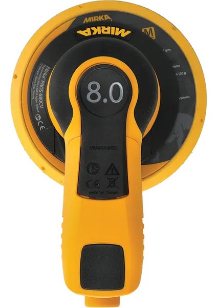 ® Pros 680CV Ø150 mm Havalı Orbital Zımpara Makinesi – 8 mm Orbit – Merkezi Vakumlu – Yüksek Hızlı Yüzey Hazırlama