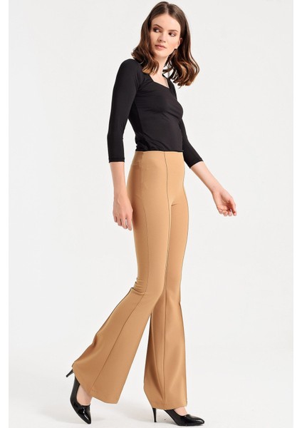 Kadın 2412 Camel Pantolon