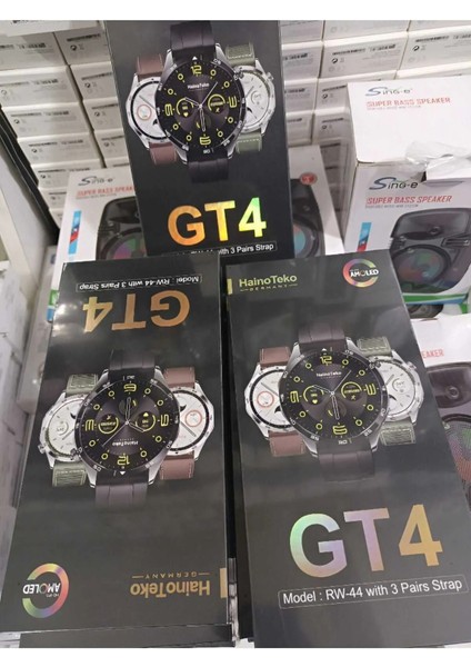 Gt4 Pro Amaoled Ekran Harika Görüntü 3 Kordonlu Akıllı Saat fırsatları