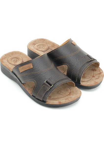 Erkek Yazlık Pu Taban Suni Deri Koleksiyon Rahat Taban Günlük Terlik modelleri