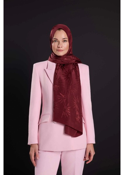 Güneş Doğarken Bordo Shiny Jakar Şal : 251-3028-023 fiyatları