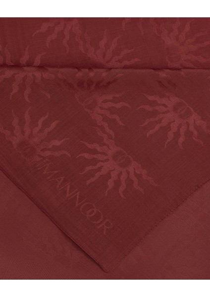 Güneş Doğarken Bordo Shiny Jakar Şal : 251-3028-023 fırsatları