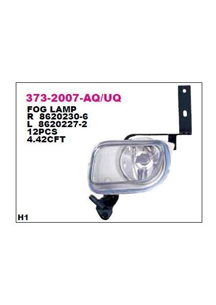 DEPO-373-2007L-UQ - Sıs Lambası Sol Volvo S70 97-00
