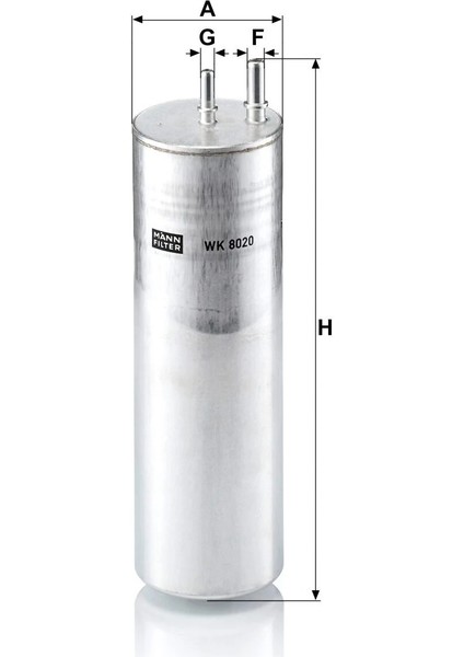 Wk 8020 - Yakıt Filtresi - Mann Fılter fiyatları